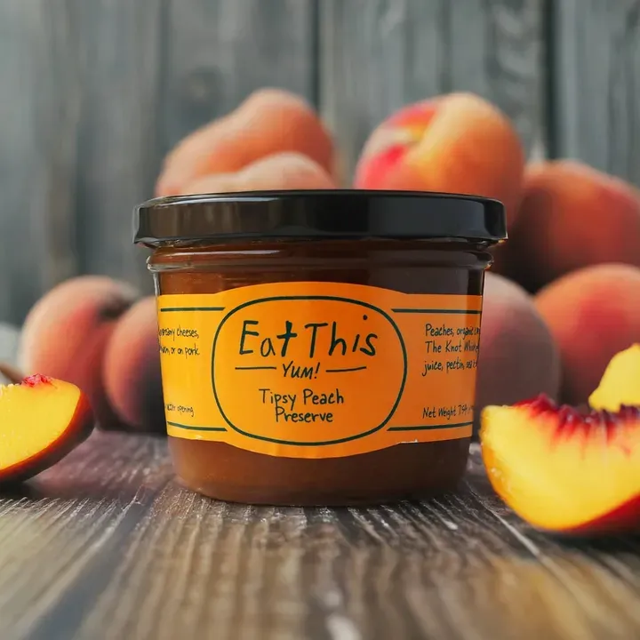 Tipsy Peach Preserve – Irish Whiskey Infused
