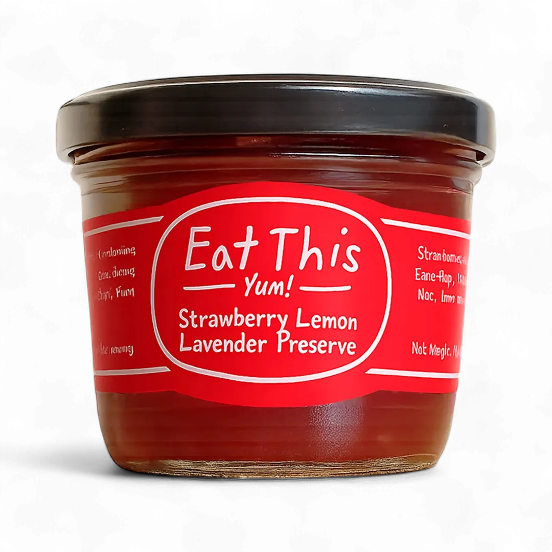 Strawberry Lemon Lavender Preserve 