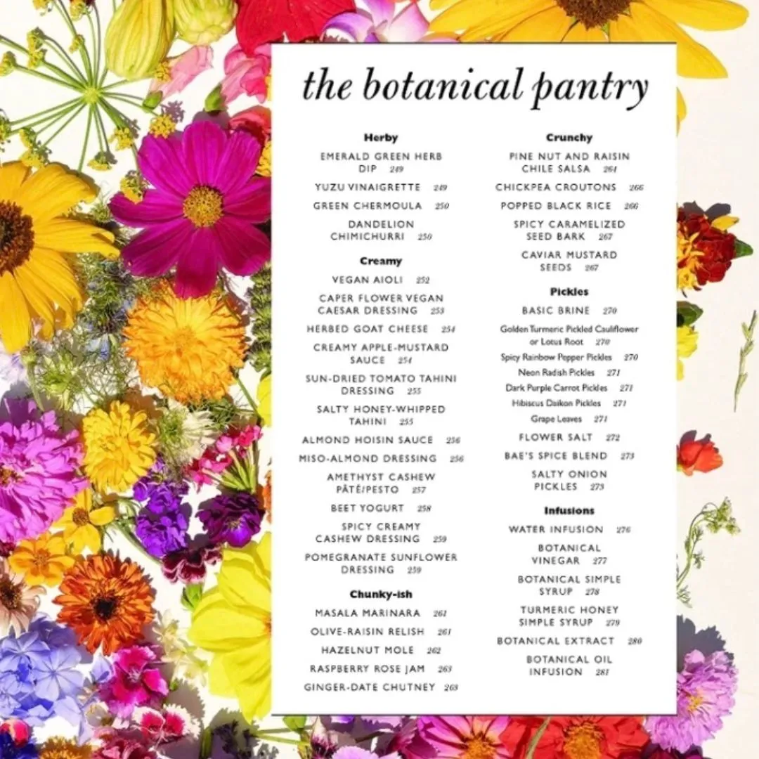 Eat Your Flowers, A Cookbook By Loria Stern