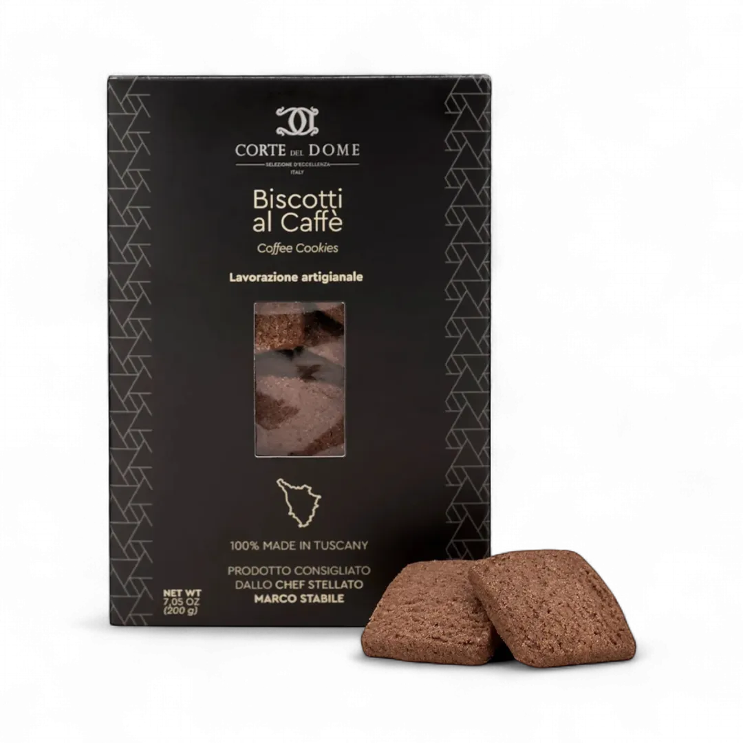 (PRE-ORDER) Corte del Dome Cookies with Coffee in box, 7.05 oz