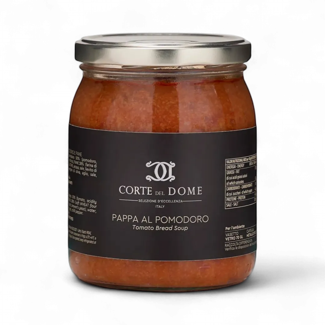 (PRE-ORDER) Corte del Dome Pappa al Pomodoro Soup from Tuscany in glass jar, 17.60 oz