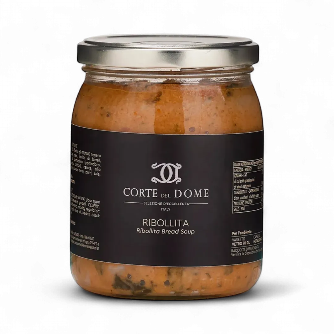(PRE-ORDER) Corte del Dome Ribollita Soup from Tuscany in glass jar, 17.60 oz