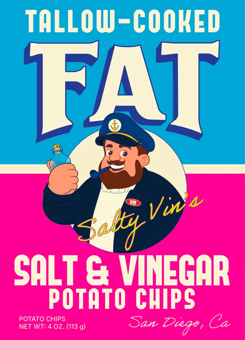 FAT Chips 1oz "4-Pack!" (Beef tallow chips)