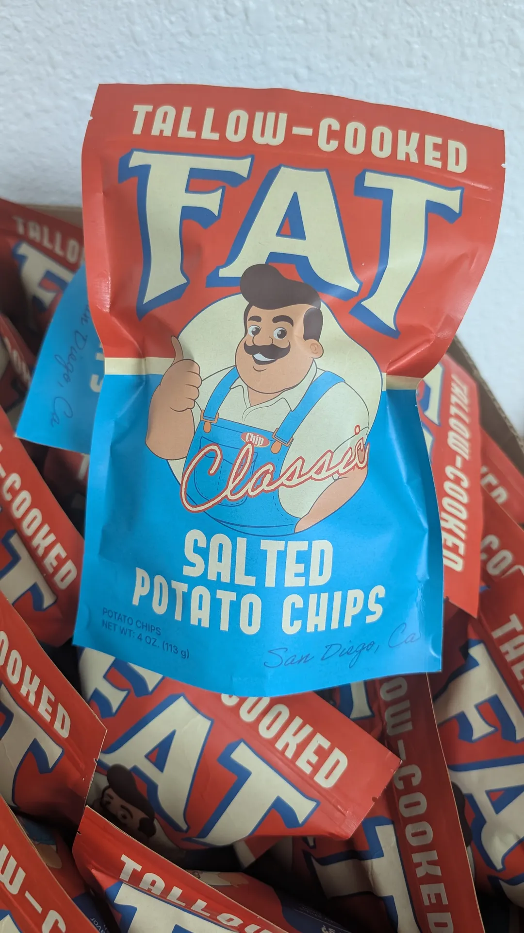 FAT Chips 4oz "Trifecta!"  (Beef tallow chips)