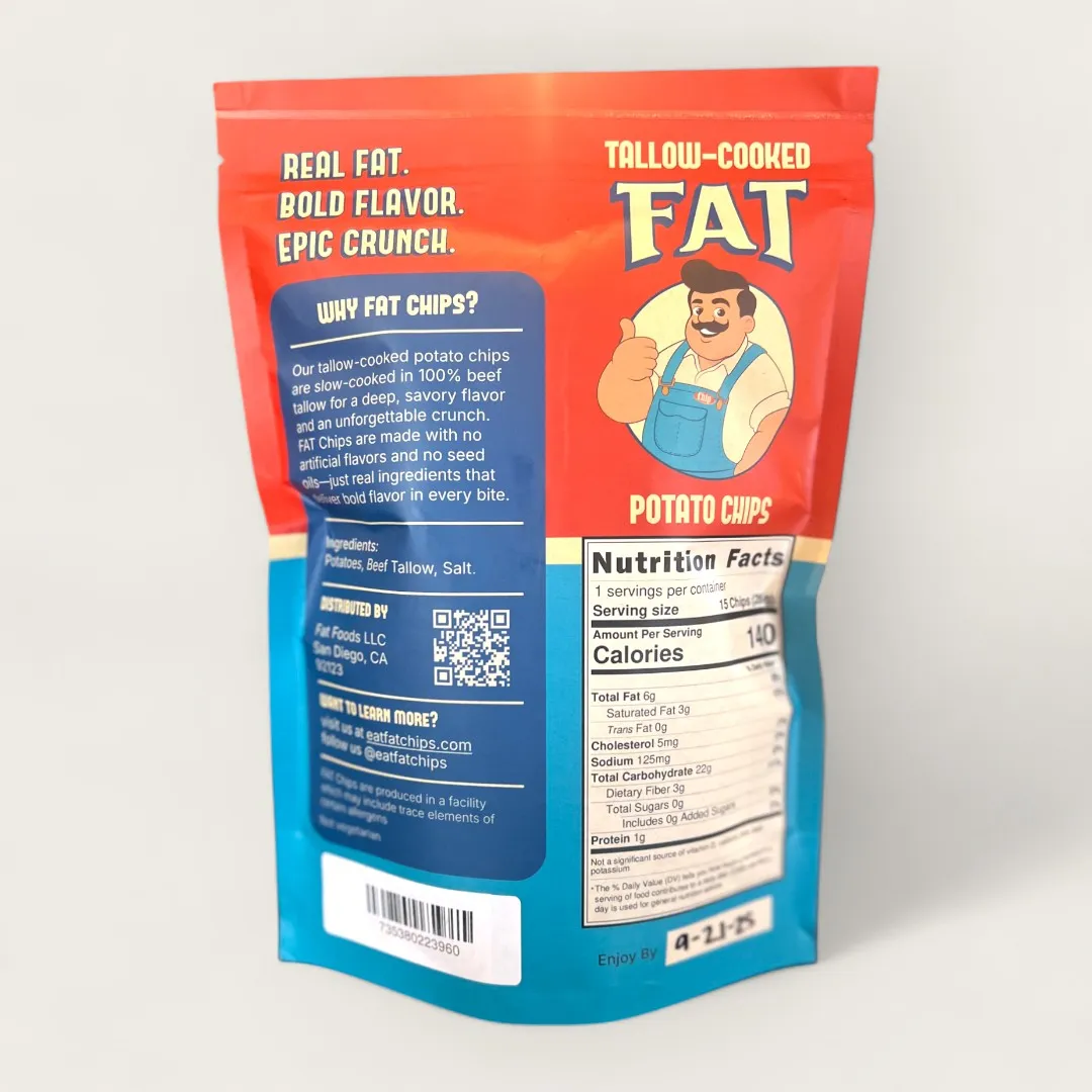 Classic FAT Chips, 10oz  (Beef tallow chips)