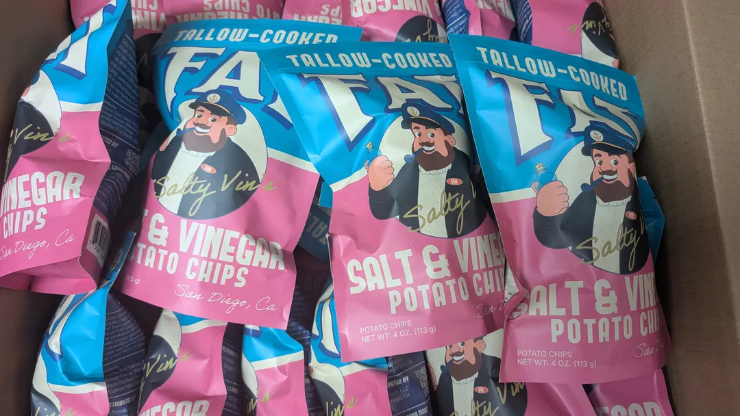 FAT Chips 4oz "Trifecta!"  (Beef tallow chips)