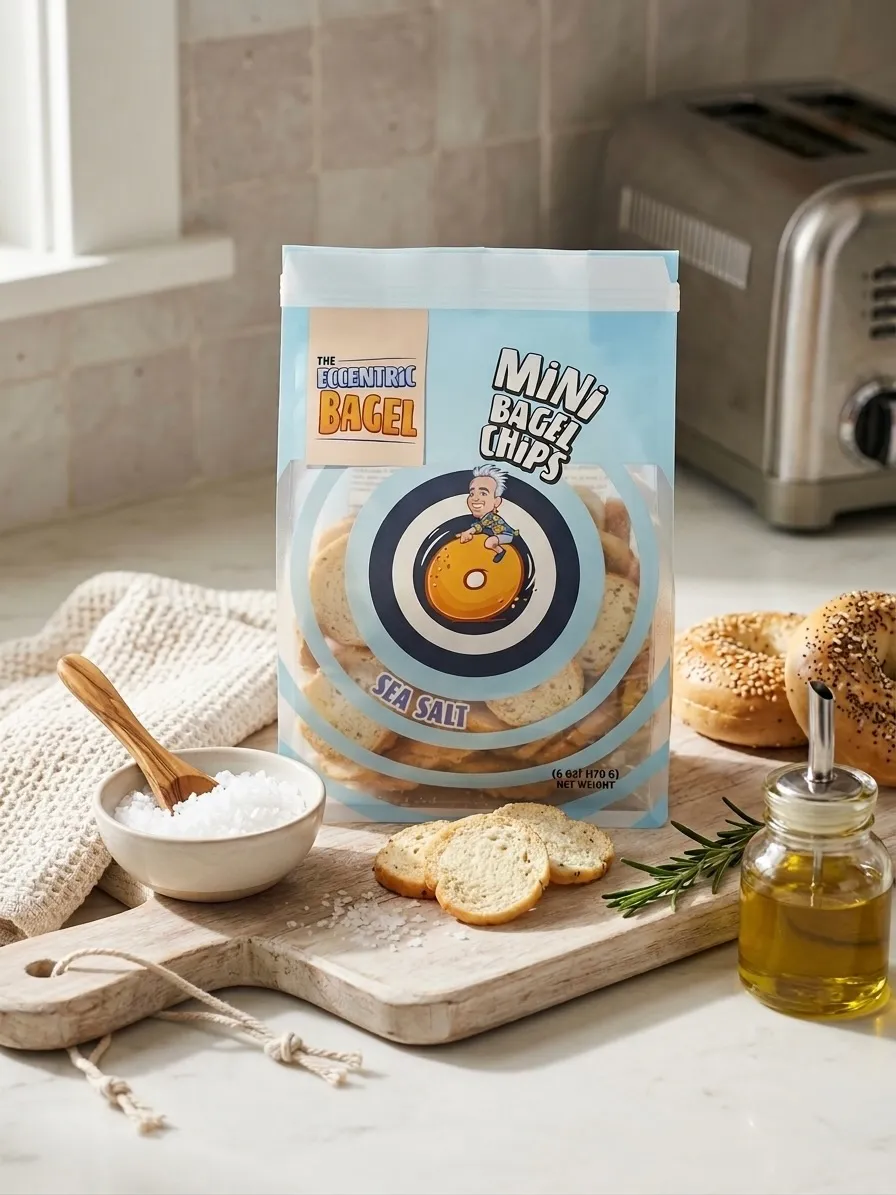 Eccentric Bagel Mini Chips - Sea Salt