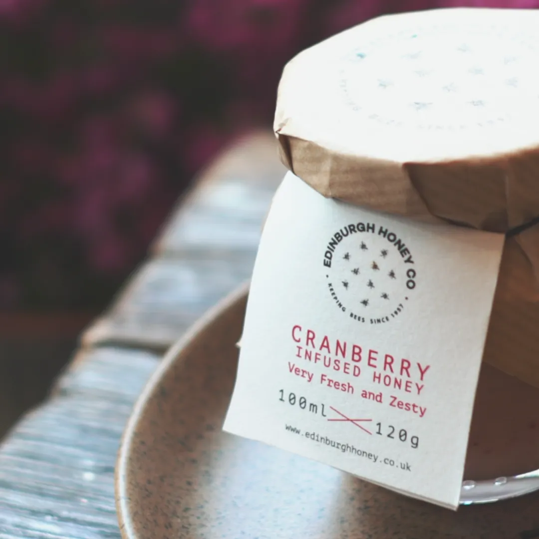 Cranberry Infused Honey