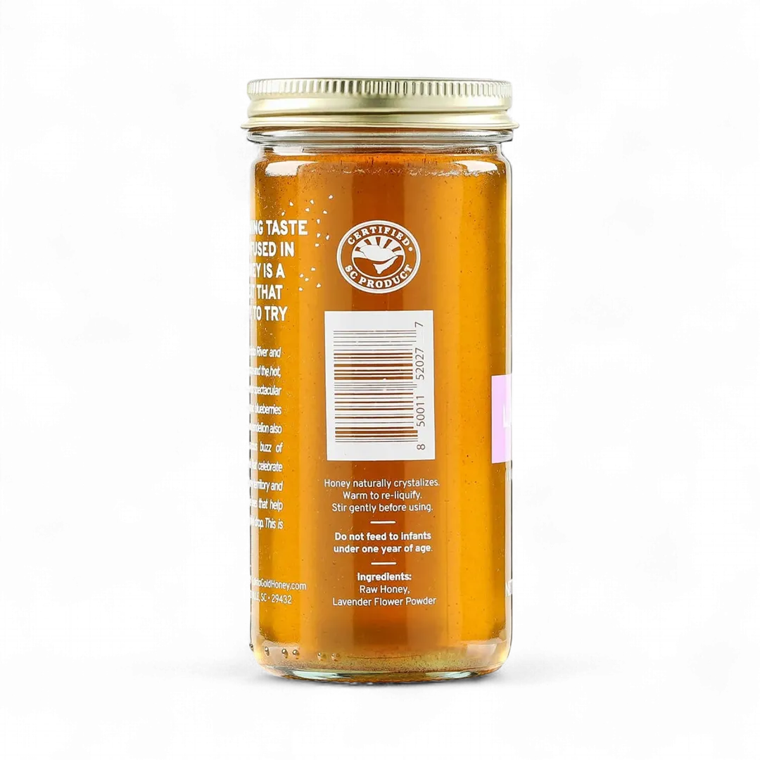 Lavender-Infused Raw Honey