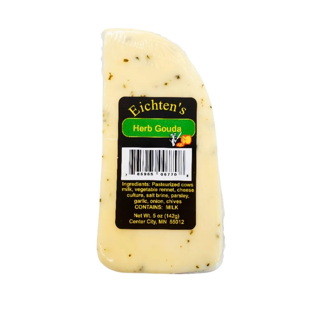 Herb Gouda Cheese Retail Wedge