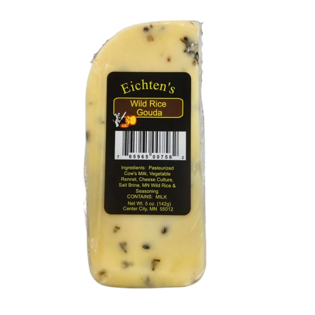Wild Rice Gouda Cheese Wedge
