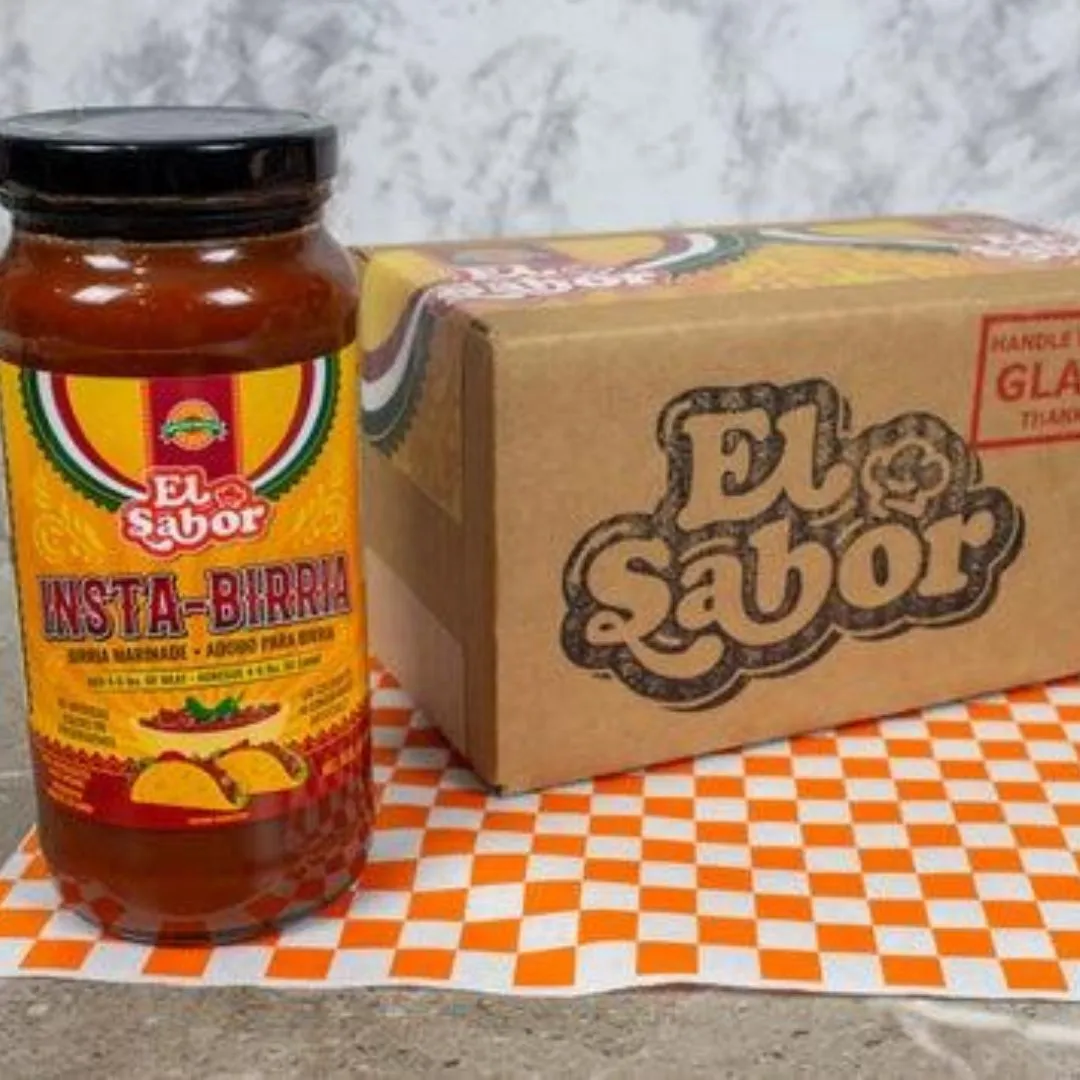 Gourmet Birria Mix | Instabirria 16 Fl oz Glass Jar