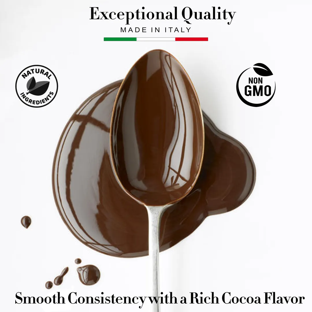 Premium Italian Melting Chocolate Candy Melts 5 Lbs | Only 5 Natural Ingredients | GMO and Gluten Free | Milk DeLuxe Compound Chocolate | 