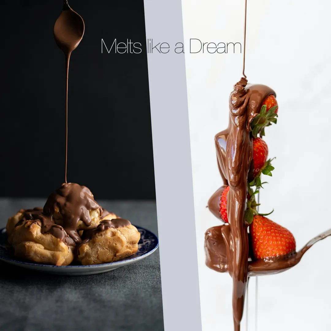 Premium Italian Melting Chocolate Candy Melts 5 Lbs | Only 5 Natural Ingredients | GMO and Gluten Free | Milk DeLuxe Compound Chocolate | 