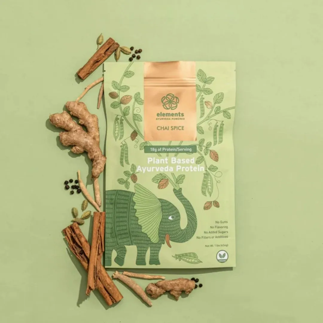 Plant Based Ayurvedic Protein Powder: Chai Spice
