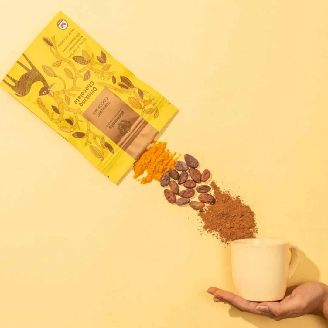 Turmeric Infused Vegan Drinking Hot Chocolate (8oz)