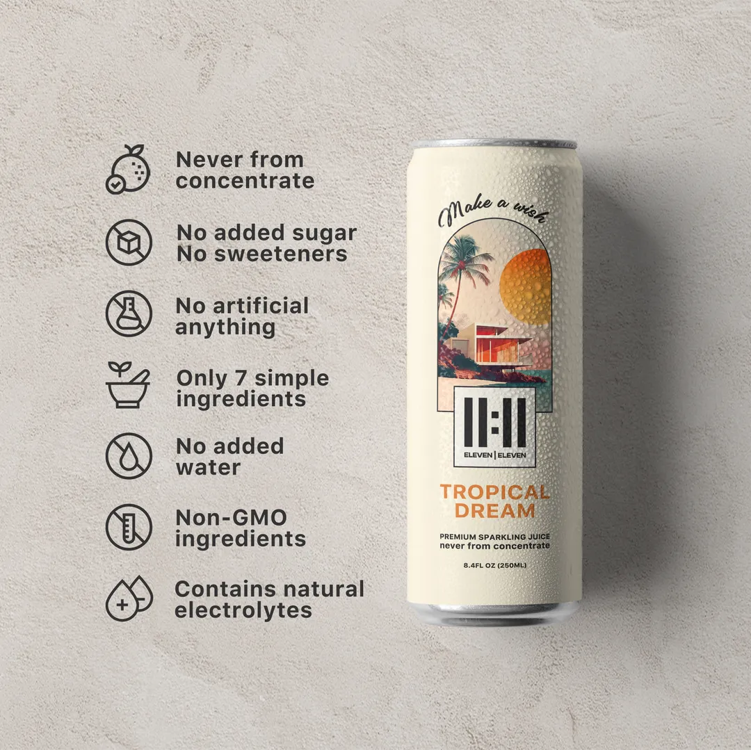 Tropical Dream - Premium Sparkling Juice