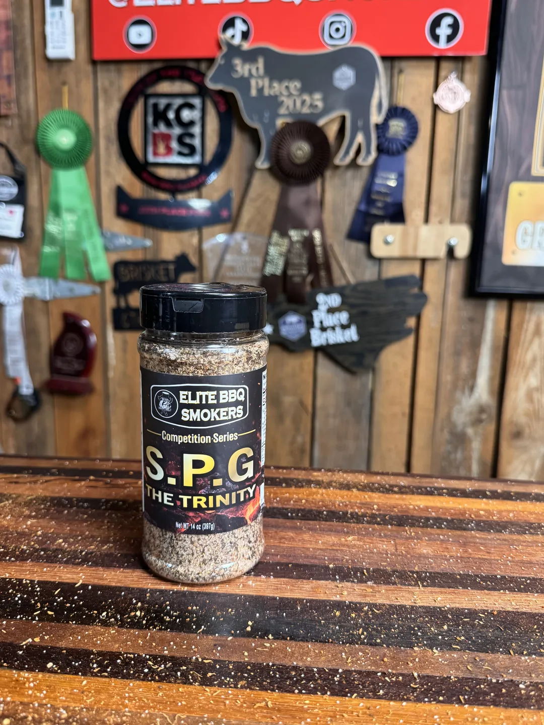 Elite BBQ - SPG Rub – Salt, Pepper & Garlic - Competition-Grade Seasoning