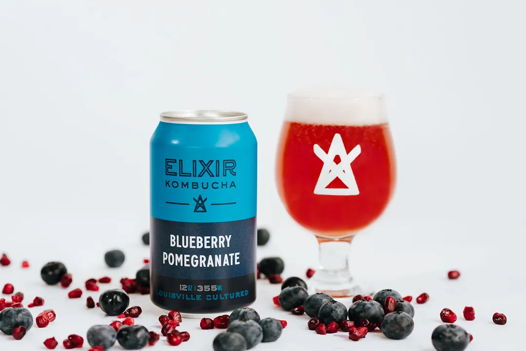 Blueberry Pomegranate Kombucha