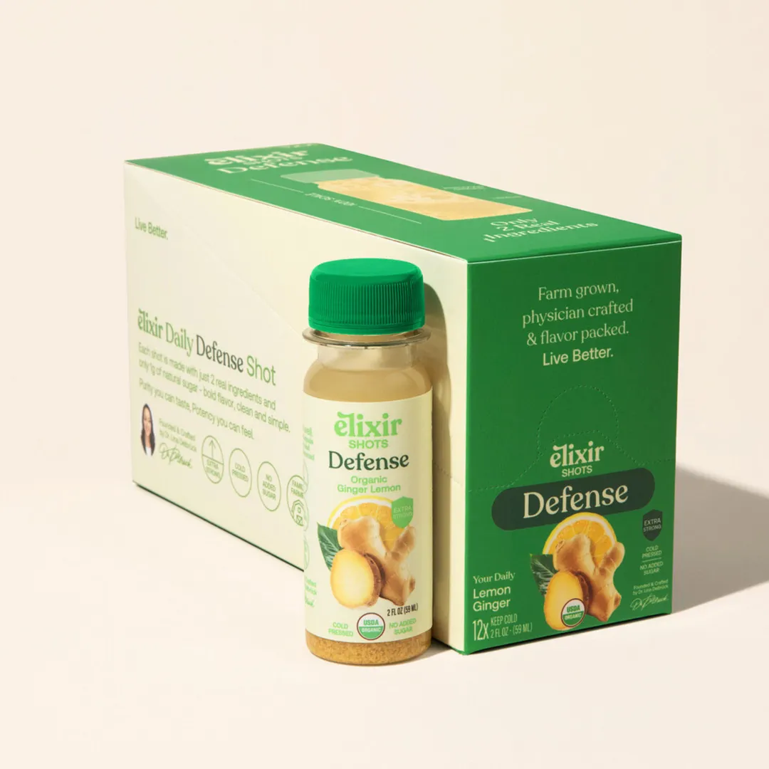 Defense - Organic Lemon Ginger Super Shot (12 packs)