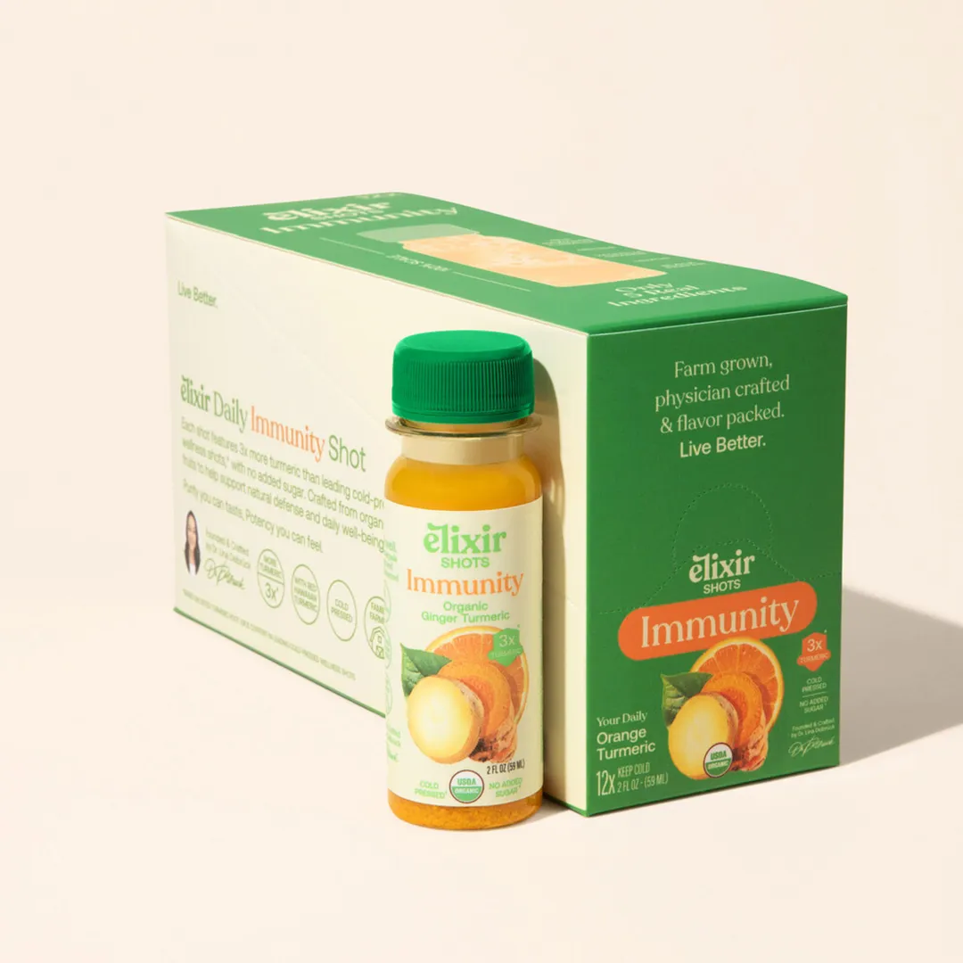 Immunity Boost - Organic Turmeric Shot (12 packs)