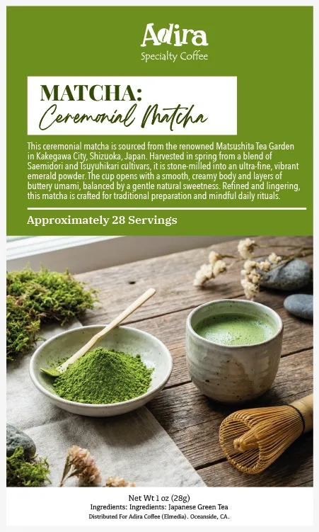 Japanese Ceremonial Grade Matcha Powder