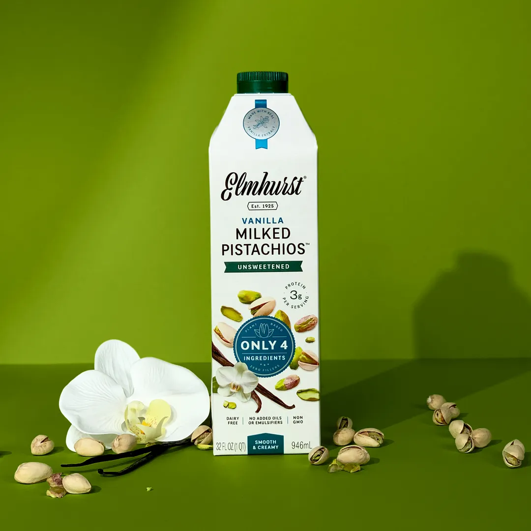 NEW Unsweetened Vanilla Pistachio Milk, 32oz [6-Pack]