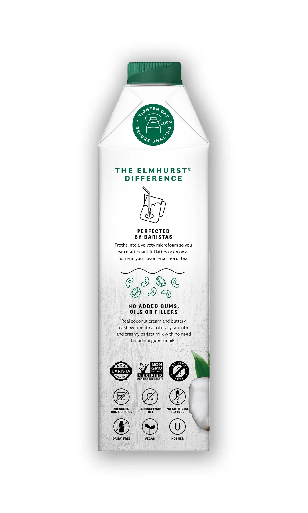 Barista Edition Unsweetened Coconut Cashew Milk, 32oz