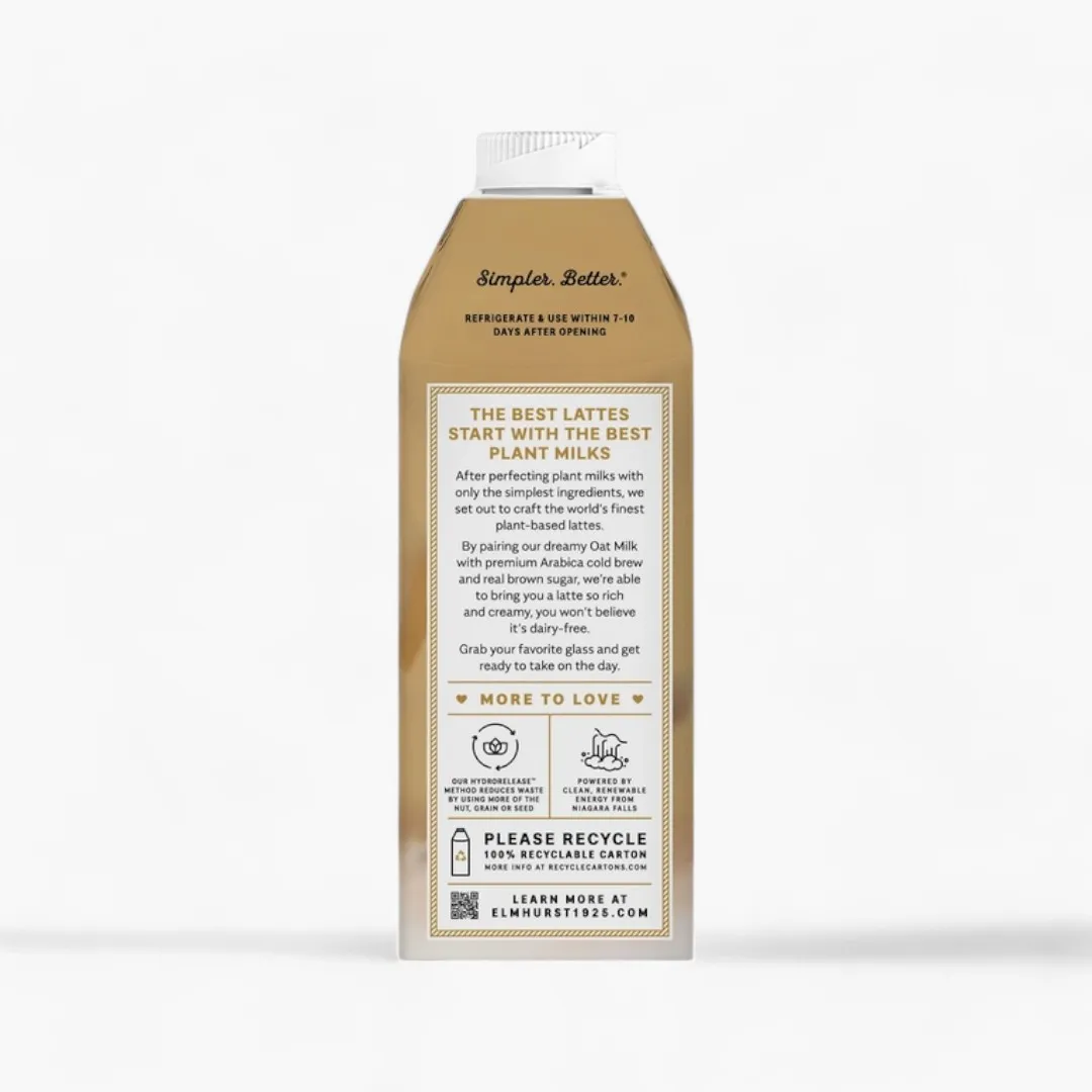 Brown Sugar Oat Latte, 25.4oz multi-serve [6-Pack]