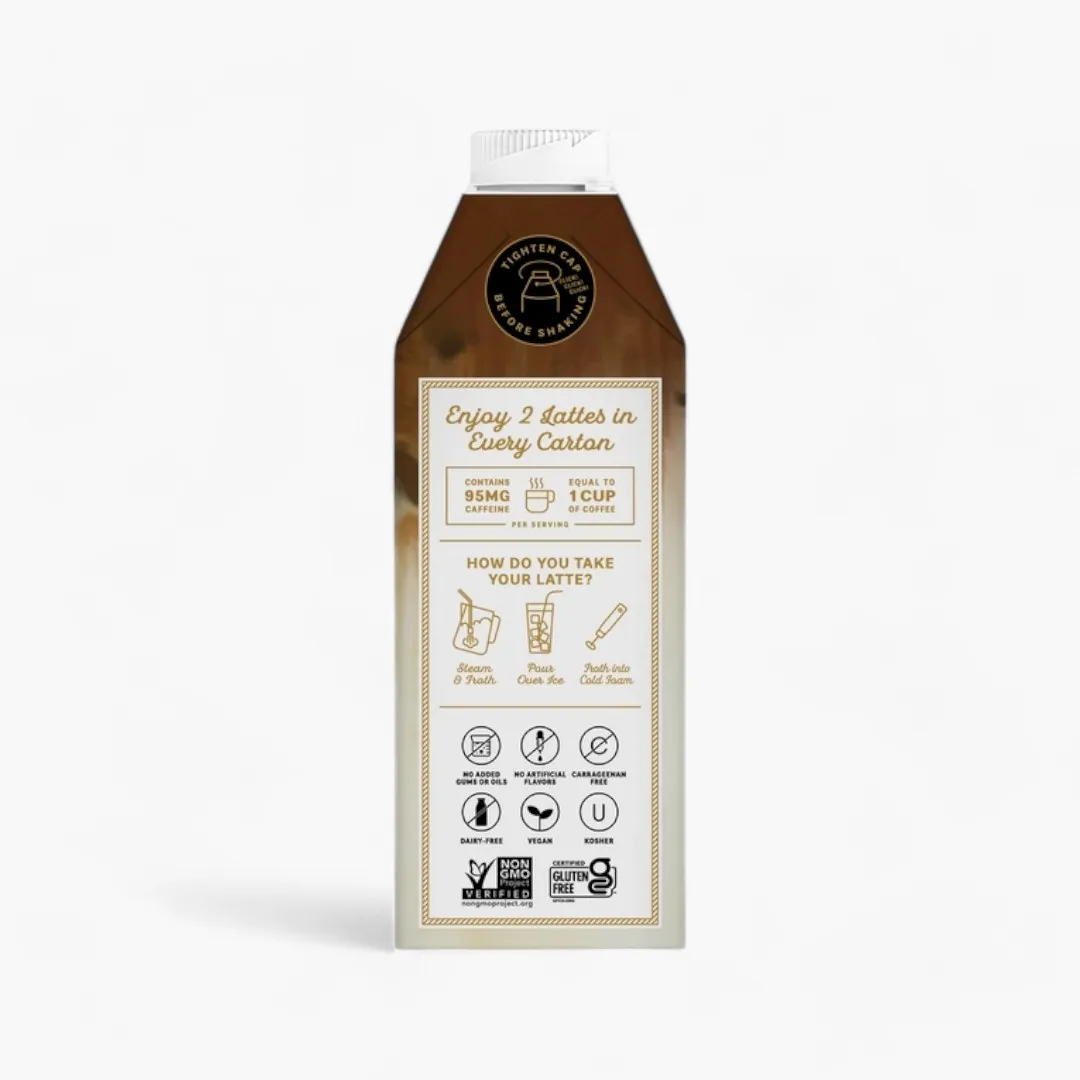 Caramel Cashew Latte, 25.4oz multi-serve carton [6-Pack]
