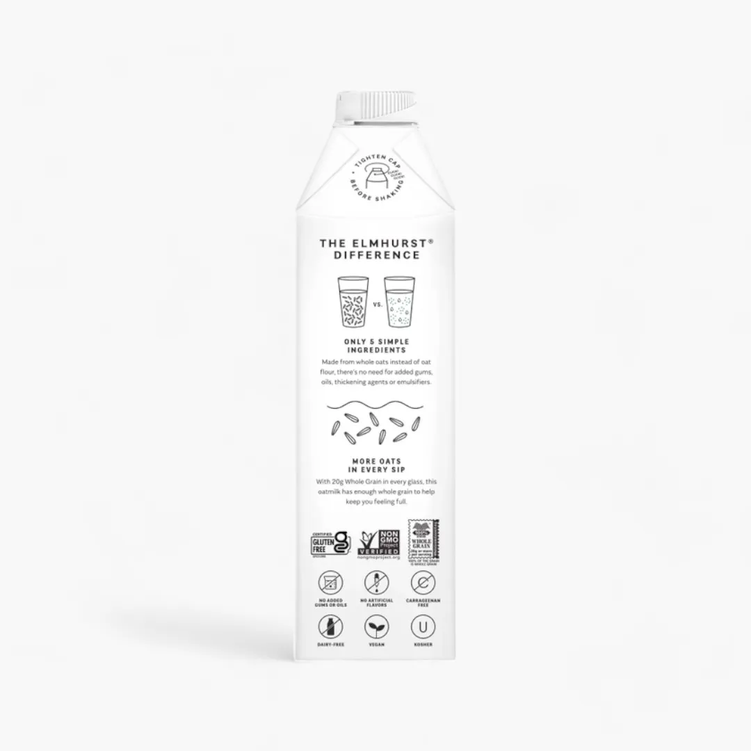 Lightly Sweetened Oat Milk, 32oz carton [6-Pack]