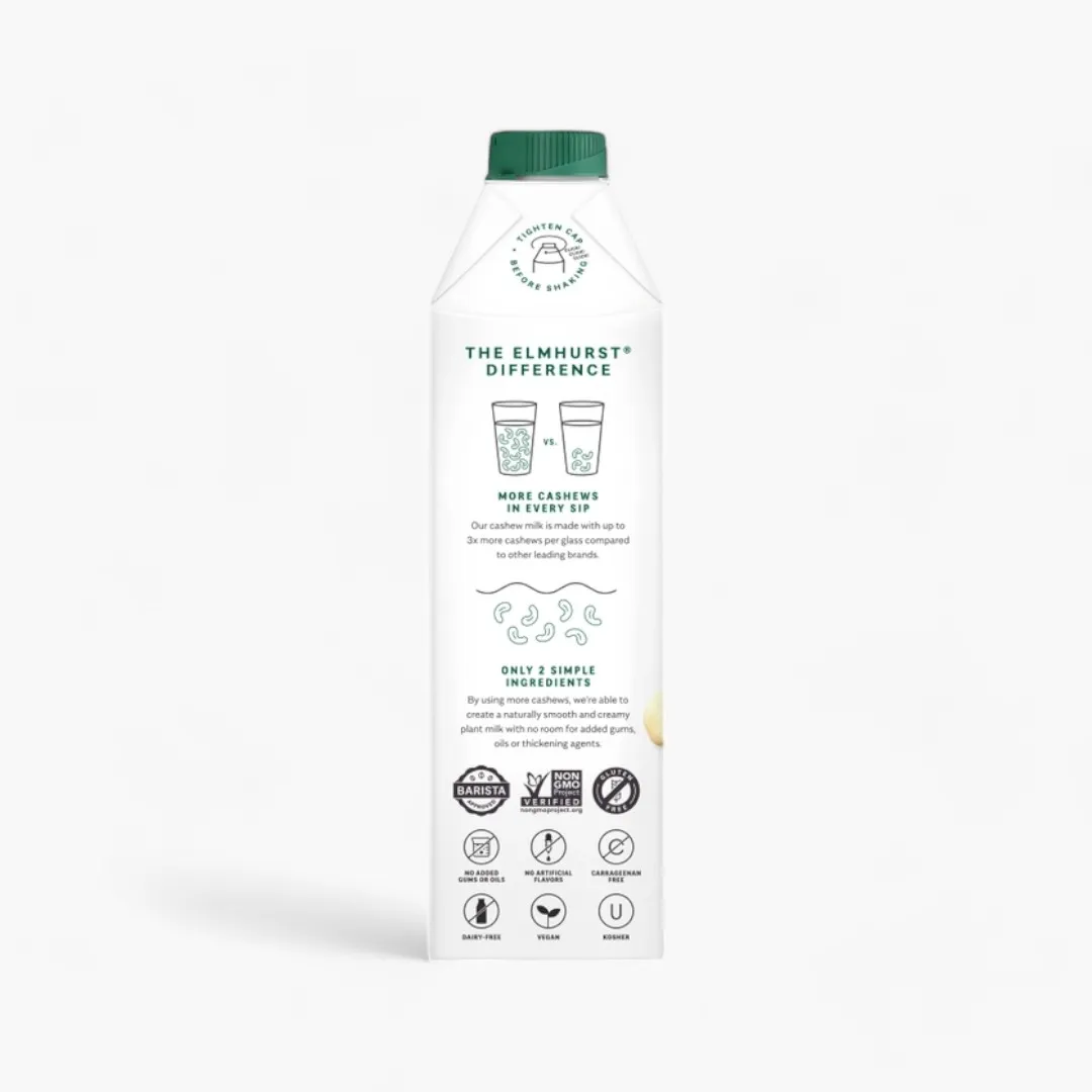 Unsweetened Cashew Milk, 32oz carton [6-Pack]