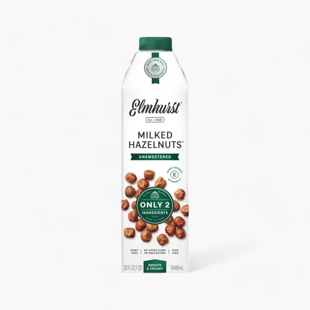 Unsweetened Hazelnut Milk, 32oz carton [6-Pack]