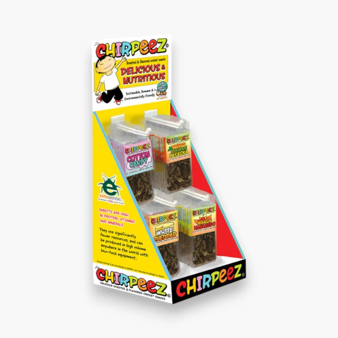 CHIRPEEZ FLAVORED CRICKET SNACKS - Cotton Candy