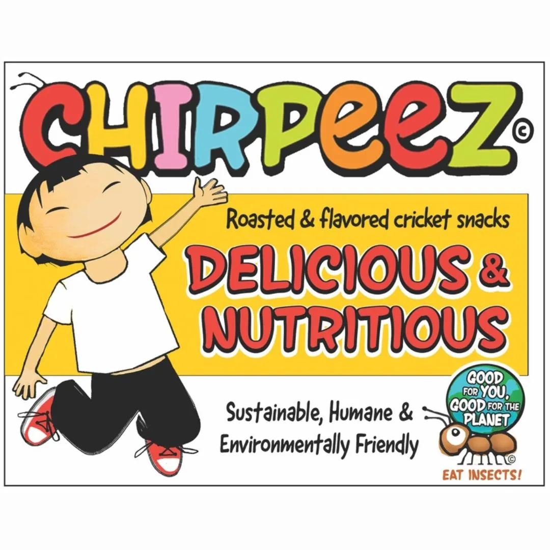 CHIRPEEZ FLAVORED CRICKET SNACKS - White Cheddar