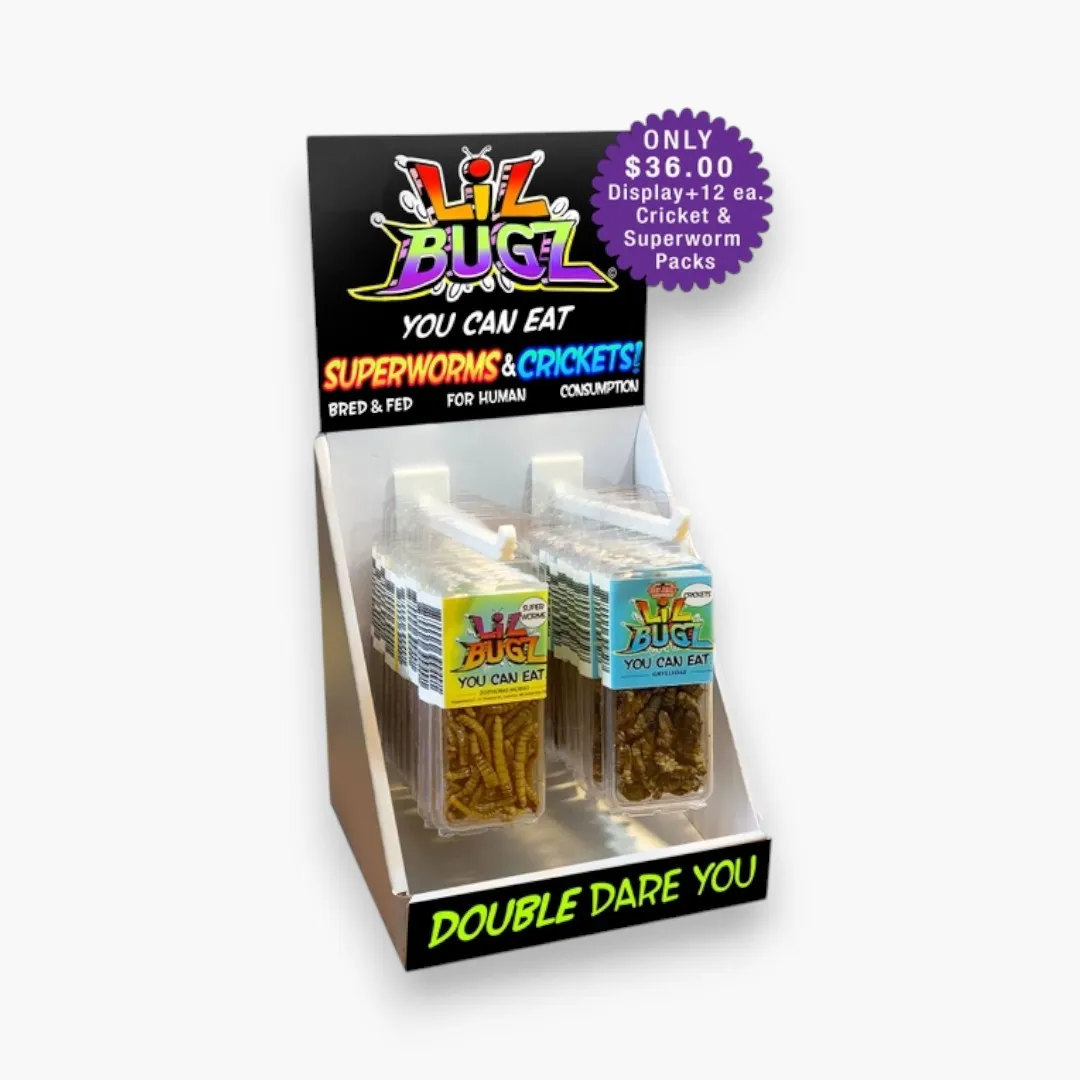 Lil Bugz You Can Eat | Edible Super Worms