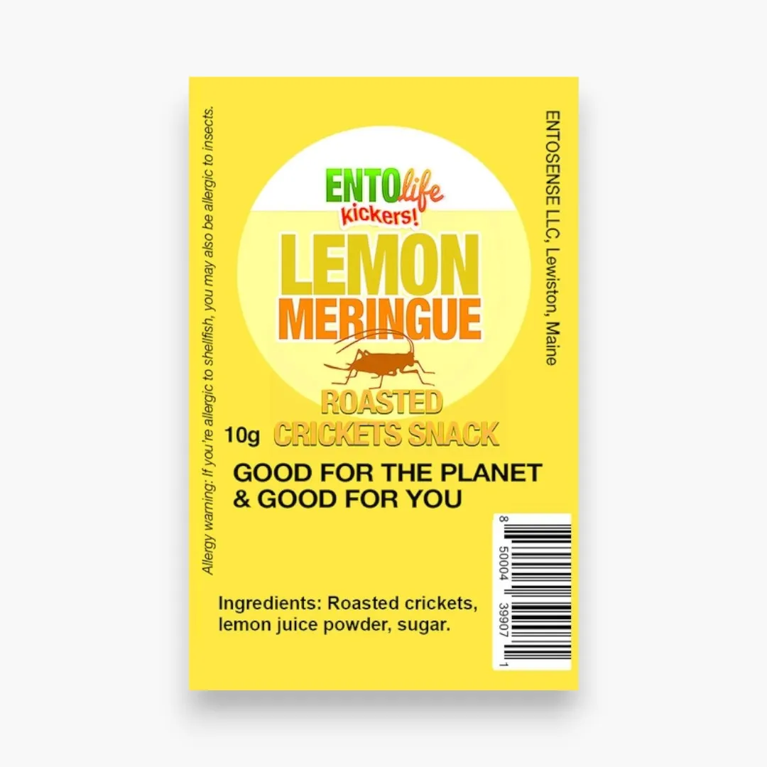 Mini-Kickers Flavored Cricket Snacks - Lemon Meringue