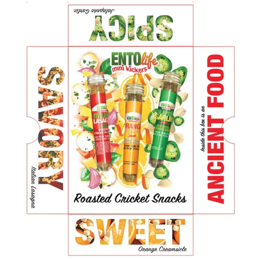 Mini-Kickers Flavored Cricket Snacks Gift Box