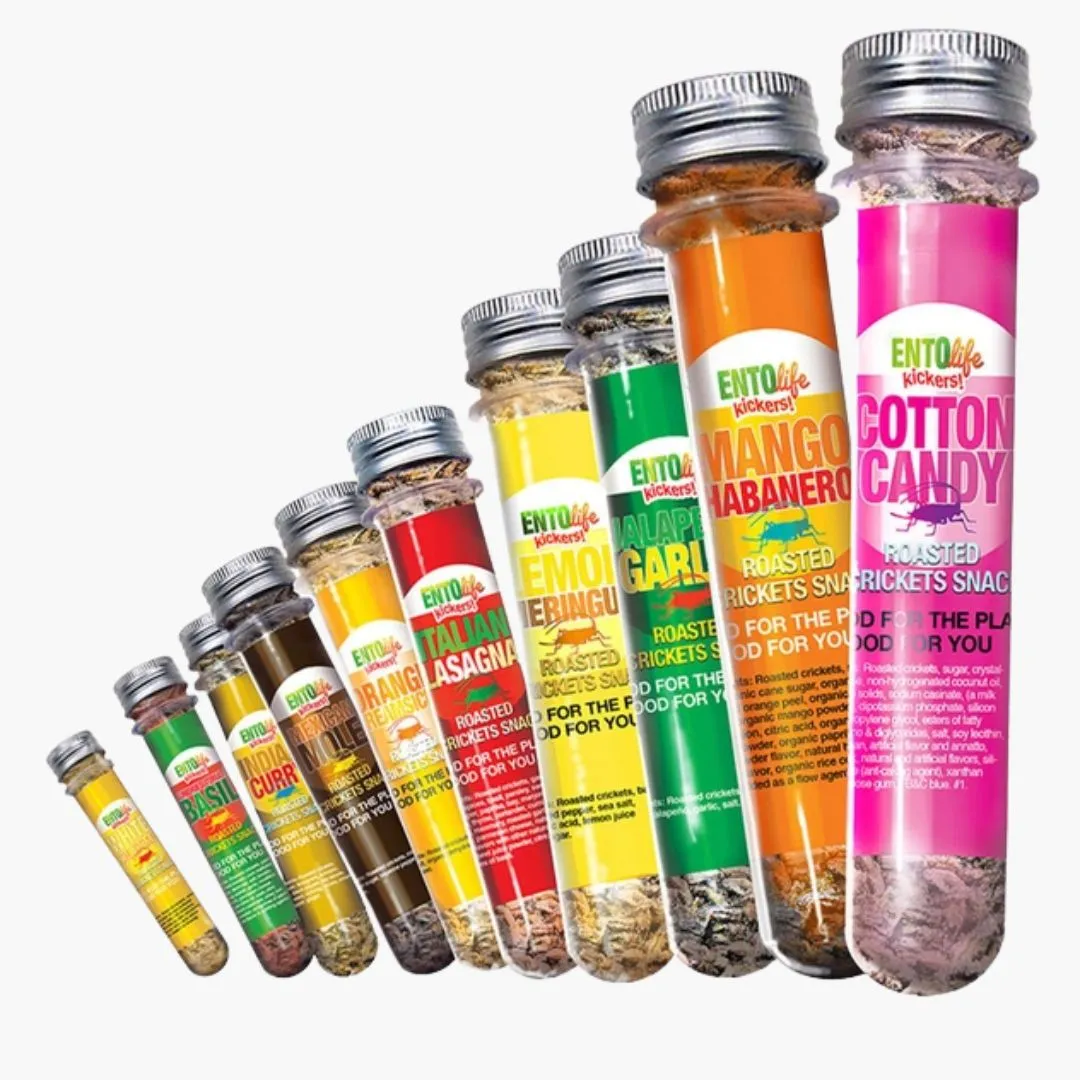 Mini-Kickers Flavored Cricket Snacks | Opening Order Offer