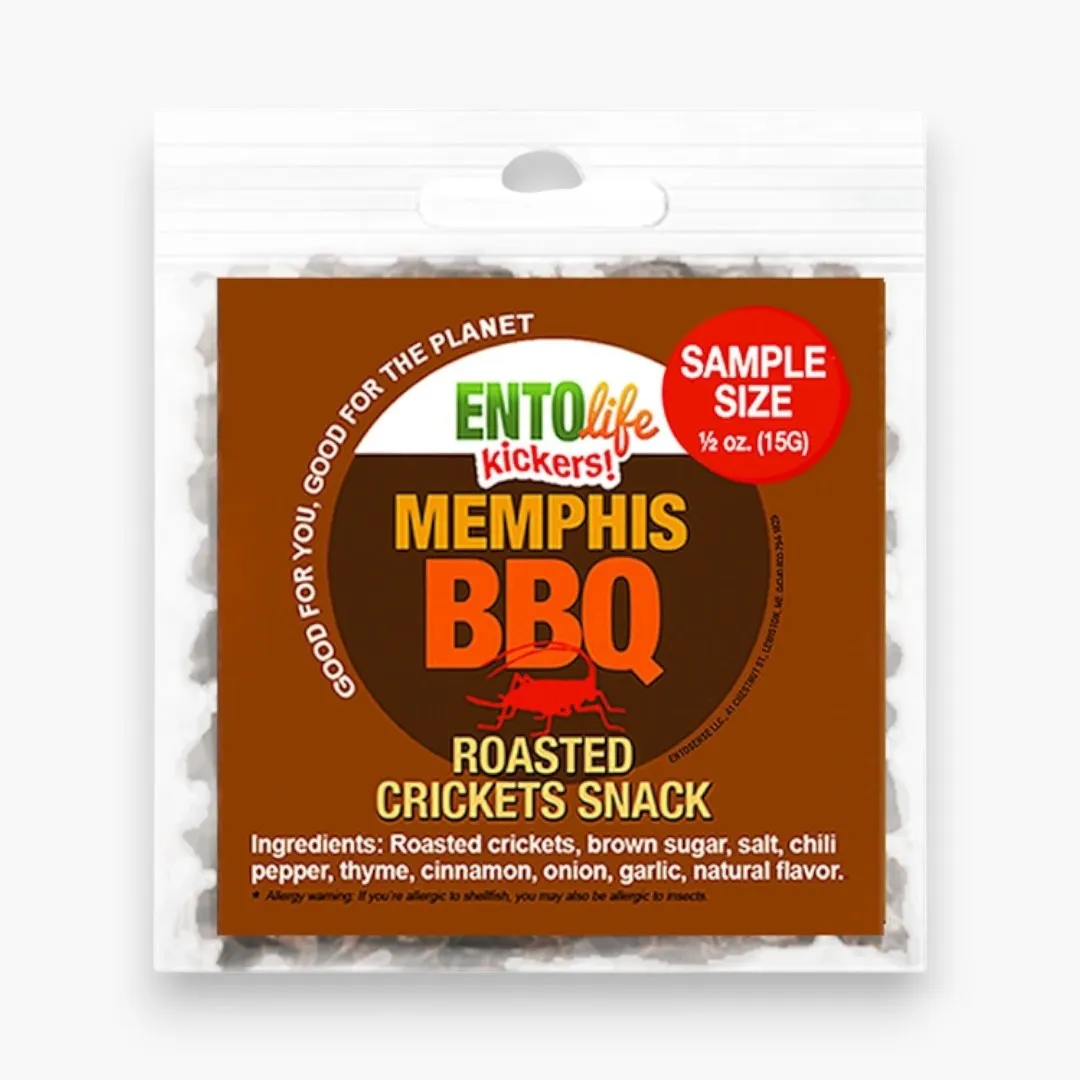 Smoky Memphis BBQ Cricket Snacks(55 Gram Snack Size)