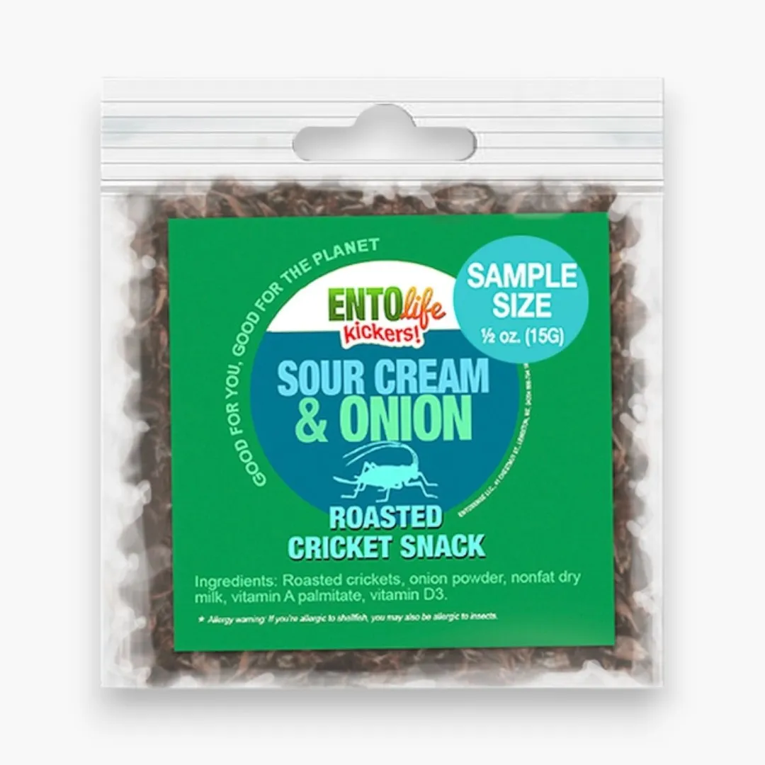 Sour Cream & Onion Cricket Snack(15 Gram Sample Size)
