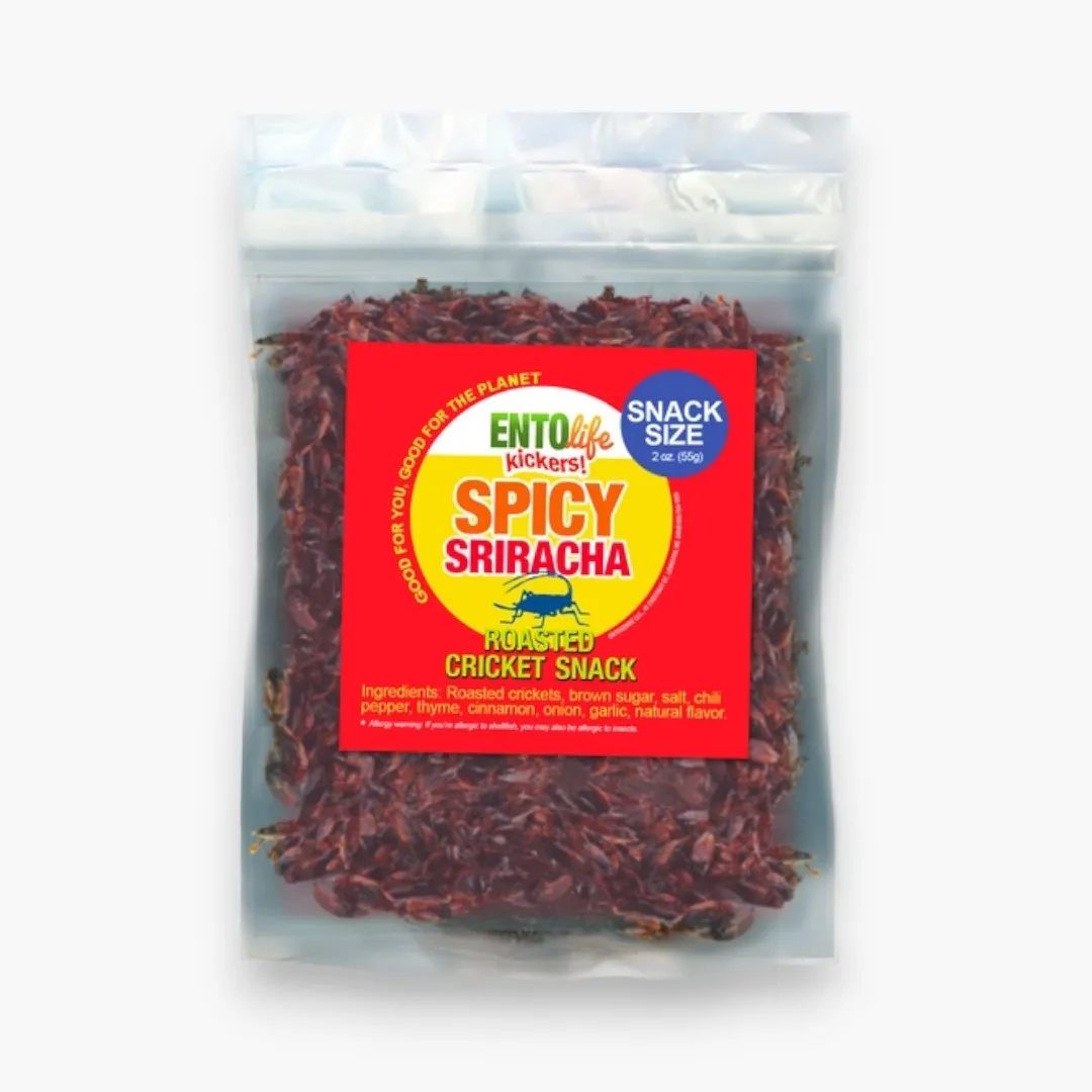 Sriracha Cricket Snacks(55 Gram Snack Size)