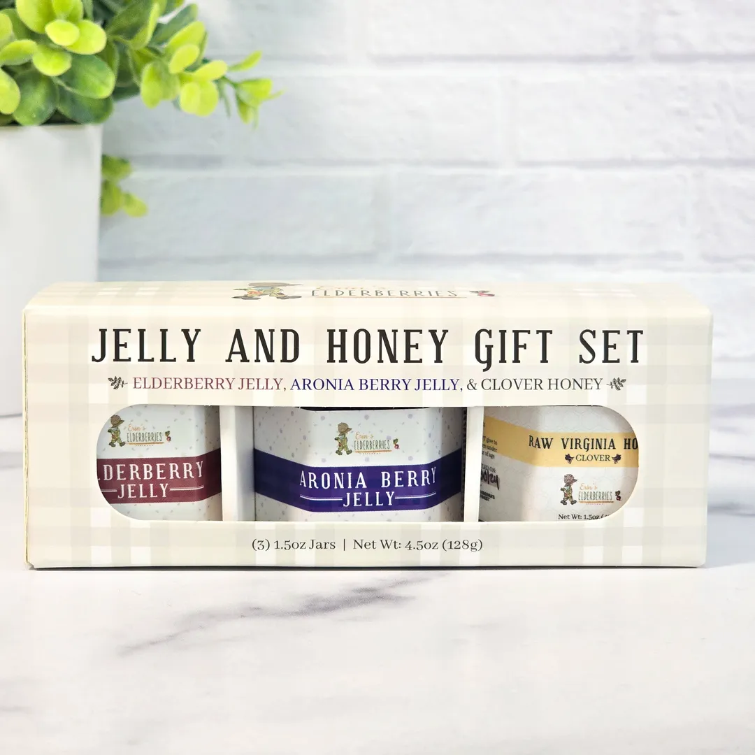 Boxed Jelly, Honey, & Tea Gift Sets