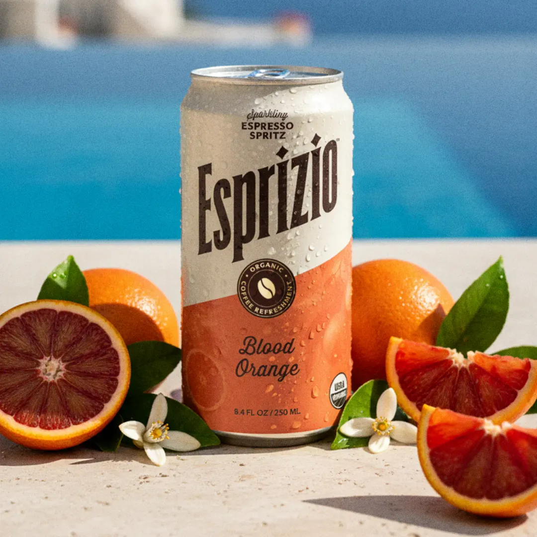 Blood Orange Espresso Spritz