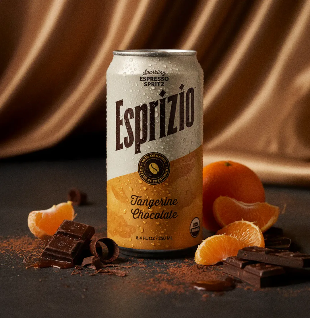 Tangerine Chocolate Espresso Spritz