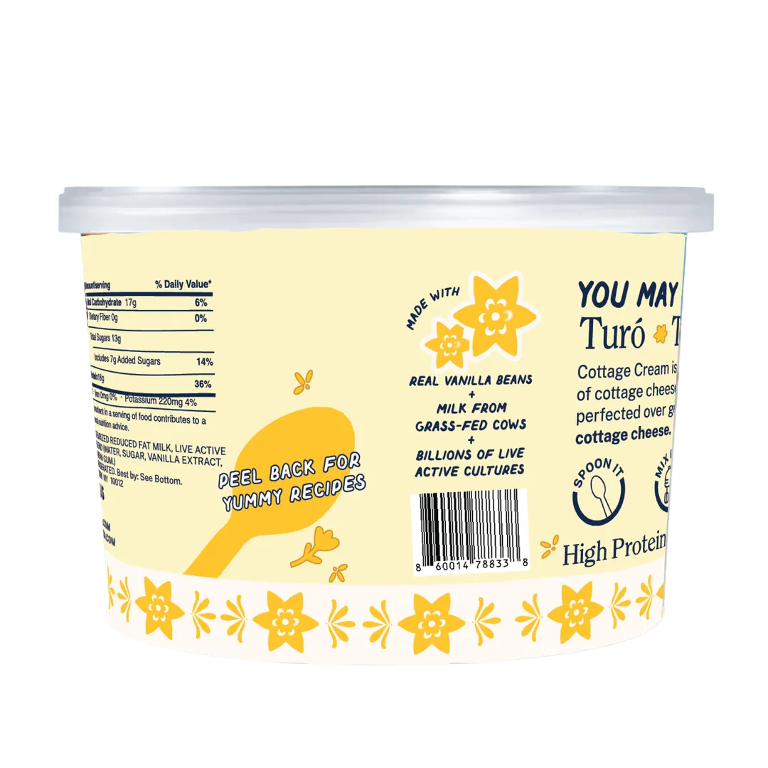 Etelka Cottage Cream (Vanilla Bean) Multi-Serve