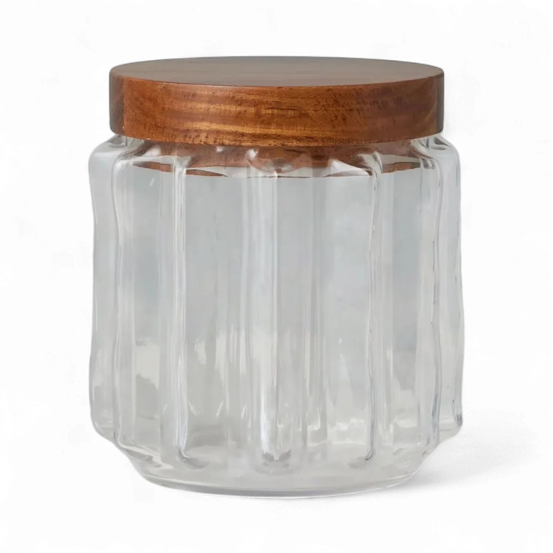 etúHOME Fluted Glass Canister