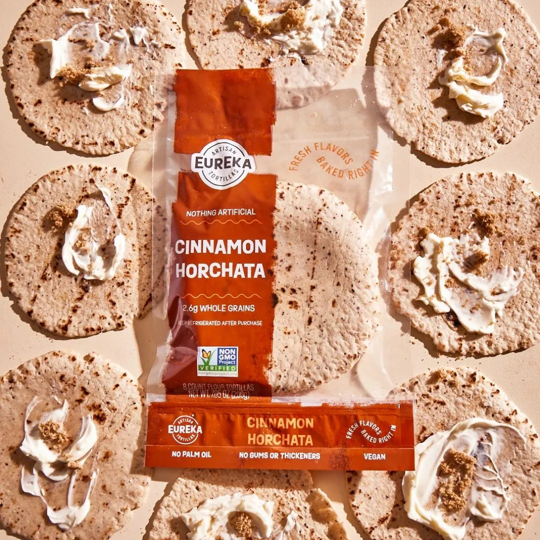 Cinnamon Horchata Flour Tortillas (Vegan)