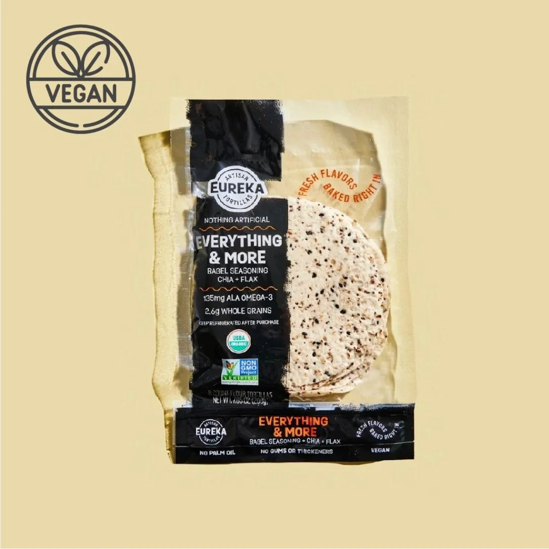 Everything & More Organic Flour Tortillas (Vegan)