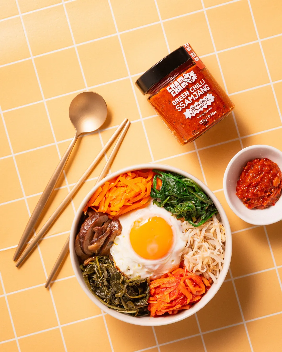 ChamCham Sauce, Green Chilli Ssamjang 6 x 265gram 